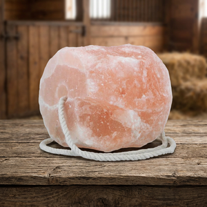Sel à lécher de l'Himalaya 100% naturel OEM avec corde, meilleure qualité, enrichi en minéraux et éléments pour chevaux et bovins - Product Image 1