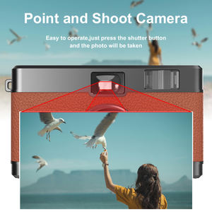 कस्टम रेट्रो विंटेज 8mp कॉम्पैक्ट स्क्रीनलेस बिंदु और 4 फिल्टर के साथ डिजिटल नो स्क्रीन कैमरा शूट करने योग्य लिथियम बैटरी - Product Image 3