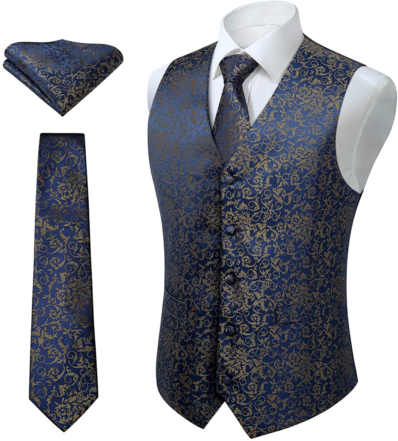 Bleu MARINE-Marron