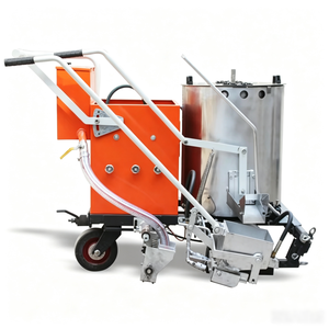 Machine de marquage routier thermoplastique, peinture de lignes routières à chaud, chauffage GPL, équipement de marquage routier manuel pour autoroute - Product Image 1