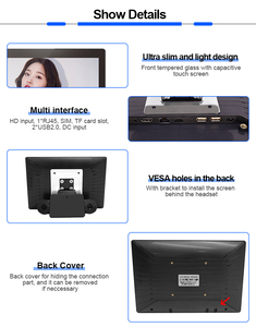 Chống rung nhà máy OEM 10 inch 3G 4G Android quảng cáo hiển thị kỹ thuật số biển taxi Xe Màn hình quảng cáo - Product Image 4