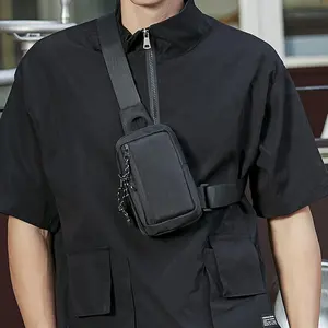 Crossbody Bag Men's Fashion Brand Day Street Trend Sports Mini Chest Bag Ins Men's Oblique Shoulder Bag