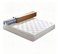 Colchón Híbrido Premium para Hotel y Dormitorio Moderno, Tamaños King, Queen y Full, con Espuma Viscoelástica, Euro Top y Muelles Ensacados, Venta al por Mayor