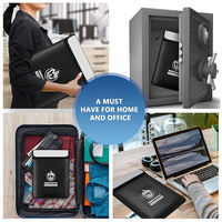 Sac de rangement professionnel ignifuge grande capacité pour documents, sac de bureau portable en fibre de verre enduite de silicone, étanche