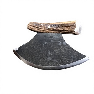 Cuchillo Ulu de Acero con Alto Contenido de Carbono Hecho a Mano por Timber Steel Enterprises, Mango de Madera, Hoja Recta Tipo Patita de Oveja para Cocina, Grosor de 0.5 mm - Product Image 1