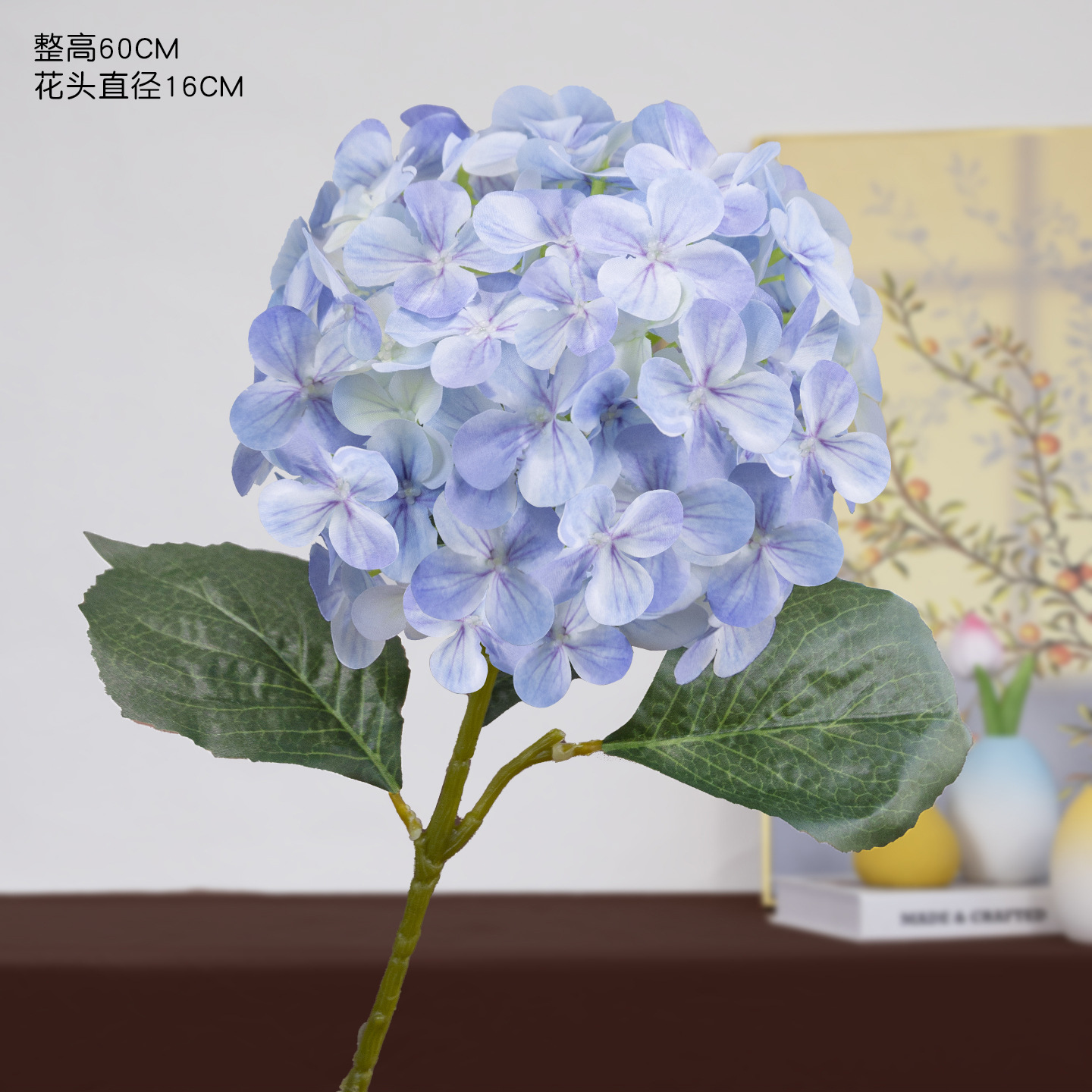 Light blue single hydrangea