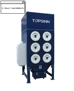 TOPSINN collecteur de poussière laser 7,5 kw 6 filtres avec certificat CE filtre à fumée Laser