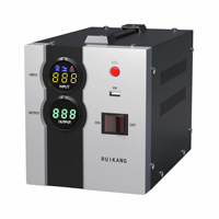 Stabilisateur de tension automatique intelligent monophasé triphasé à commande servo 5 kVA