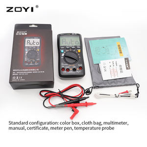 מולטימטר דיגיטלי ZOYI 300AB CAT II 1000V הגנה דיוק גבוה True RMS מקצועי טרנזיסטור קבל NCV <span class=keywords><strong>LCR</strong></span> מד עשה זאת בעצמך - Product Image 6