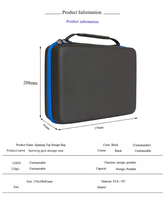 Étui de transport rigide en EVA pour toupie, sac de rangement portable pour gyroscope avec poche en filet intégrée et fermeture éclair