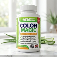 BIOCHEALTH 14 jours de nettoyage du côlon pour adultes Psyllium Husk Senna Leaf Gut Cleanse Capsules Probiotiques Suppléments pour hommes femmes
