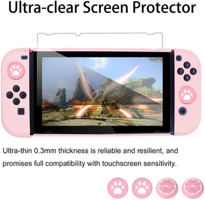 Housse de protection, 3d, compatible avec manette <span class=keywords><strong>Nintendo</strong></span> Switch, avec verre, Anti-rayure, pour contrôleur/Joystick - Product Image 4
