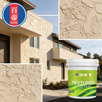 Effets de finition texturée Pierre naturelle luxueuse Pierre décorative élégante en cristal Durable Peinture pour pierre