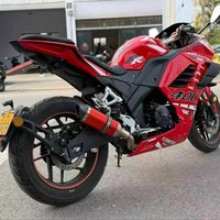 Motocicleta Deportiva Xinshiji Fire Fang 400, Excelente Estado. Motor Bicilíndrico de 400cc Refrigerado por Líquido, ABS y Tablero TFT, Totalmente Funcional