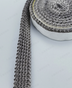 फायरप्लेस दरवाजा सील रस्सी काले फाइबरग्लास गर्मी प्रतिरोधी टेप के लिए हीटिंग प्रतिरोधी टेप - Product Image 5