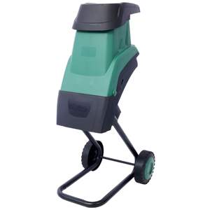 DB 15Amp électrique jardin déchiqueteuse Portable bois déchiqueteuse Double face roues Collection sac 15Amp électrique bois déchiqueteuse/déchiqueteuse - Product Image 1