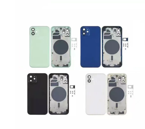 Battery Back Cover Housing for iphone 12 12 Pro 12 Mini 12 Pro Max Back Cover Housing case with Side Buttons