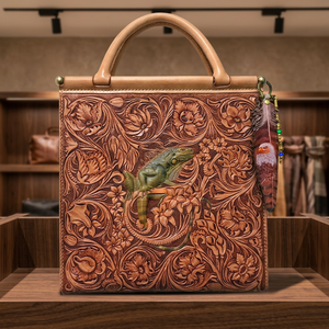 BS INTERNATIONAL Super Stylish Ladies Handbag Fashion Genuine Leather Embroidery Zipper Logo Waterproof Animal Prints Evening 5 - Product Image 4