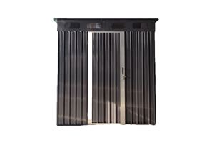 Cobertizos de Jardín Prefabricados para Exteriores, Ecológicos, de Metal, Económicos, con Puerta con Bisagras y Cerradura, Resistentes al Fuego e Impermeables - Product Image 2