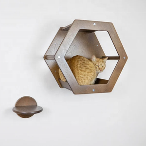 Домашний настенный набор полок для кошек - Product Image 1