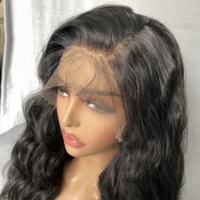 Perruques Lace Front HD Brésiliennes 100% Vierge de Haute Qualité, Ondulées Longues de 32-34 Pouces, Châtain Clair, Sans Colle, Transparentes