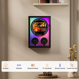 KUANGXIANG 2026 Derniers Gadgets Technologiques K18 Cadre Photo Musical Lecteur <span class=keywords><strong>CD</strong></span> Haut-parleur avec Radio FM, Carte TF, Appel Mains Libres et Télécommande - Product Image 5