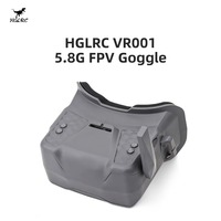 Lunettes FPV HGLRC VR001 5.8G 40CH Raceband avec recherche automatique, batterie intégrée et faible latence pour drone RC et quadricoptère