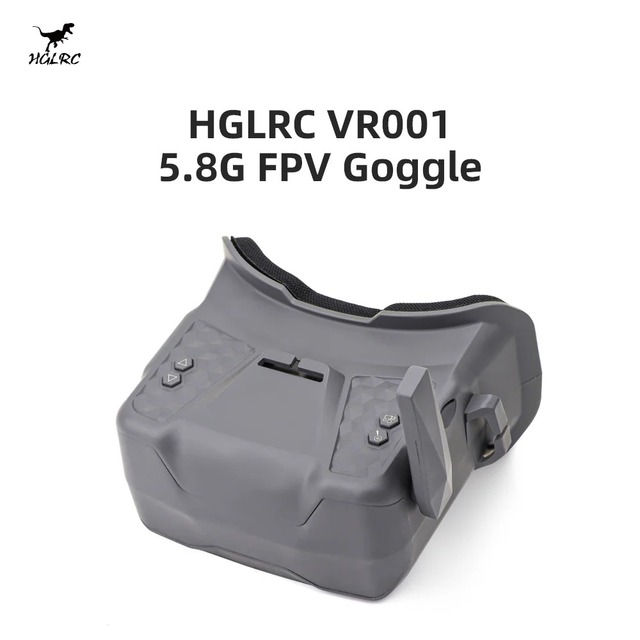 HGLRC VR001 5.8G FPV Goggles 40CH Raceband Auto Searching Built-in Battery Low Latency Video Glasses for RC Drone Quadcopter
