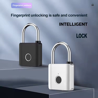 Elock ES101 Déverrouillage par empreinte digitale rechargeable par USB Serrure intelligente biométrique Cadenas étanche robuste Serrure électrique rechargeable par USB