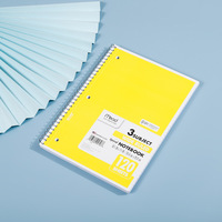 Carnet de notes spirale A4 Myway 2026 personnalisé avec logo, 5 sujets, non daté, pour étudiants