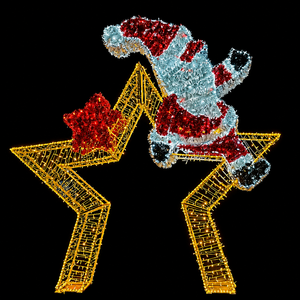 Outdoor <b>Christmas</b> Arch with LED <b>Lights</b> for Theme Parks Malls Hotels Commercial Streets and Festival Walkways and Events - Product Image 1
