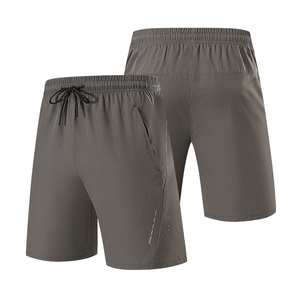 95% Nylon 5% Spandex Impresión reflectante en ambos lados Pantalones cortos deportivos casuales para hombres Pantalones cortos para correr - Product Image 6