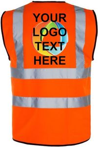 Gilet de sécurité haute visibilité en maille respirante, protection certifiée ANSI avec bandes réfléchissantes, plusieurs poches pour travaux de construction - Product Image 2