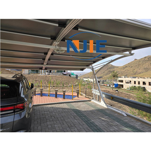 Abri de voiture moderne en aluminium 30x30 de haute qualité Installation rapide pour parking Nature <span class=keywords><strong>Bois</strong></span> traité sous pression - Product Image 3
