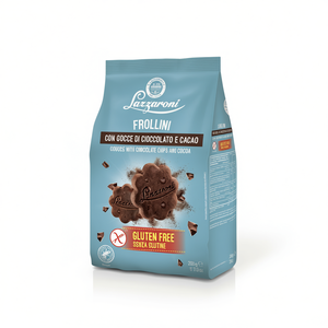 Galletas Crujientes Dulces Sin Gluten Lazzaroni Chocolate Cocoa and Drop en Bolsa de 200g X 10 Unidades - Product Image 2