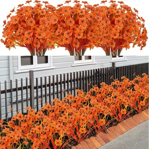 ColoPlay Lot de 24 fleurs artificielles résistantes aux UV de 2,5 cm, style ferme, pour usage extérieur/intérieur, boîte de porche, fenêtre, décoration de maison et de mariage - Product Image 5