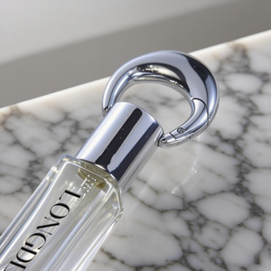 Artículos Decorativos con Logotipo Personalizable, Botellas de Perfume Cuadradas de Vidrio Vacías de 10 ml, 20 ml, 30 ml, Mini Botellas de Perfume de Bolsillo con Tapa Metálica para Llavero - Product Image 3
