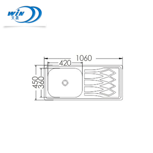Évier <span class=keywords><strong>de</strong></span> <span class=keywords><strong>cuisine</strong></span> à cuve unique avec égouttoir élégant en acier inoxydable poli, idéal pour les cuisines modernes - Product Image 6