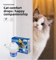 Vente en gros d'usine : Spray apaisant aux phéromones pour chats, kit diffuseur anti-anxiété à marque privée, produits de soins émotionnels pour animaux de compagnie