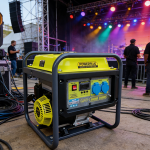 Value for Money 4.8KW <b>Single</b> Phase 50Hz Gasoline Open Frame Generator European <b>Socket</b> Oil Alert Lamp Recoil Start 15L - Product Image 3