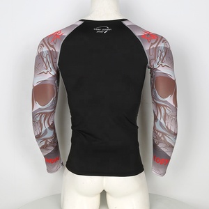 Vente en gros Chemise à manches longues avec impression par sublimation Rash Guard pour le sport, le <span class=keywords><strong>surf</strong></span> pour hommes - Product Image 6