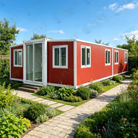 Maison conteneur extensible étanche à déploiement rapide FLKT, garantie 2 ans, usine source, maison modulaire préfabriquée moderne