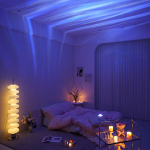 <span class=keywords><strong>Lámpara</strong></span> Proyector de Atmósfera Romántica con Proyección de Cielo Estrellado y Remolino, Regalo Creativo para Dormitorio, Proyector de Aurora Boreal para Dormir - Product Image 5