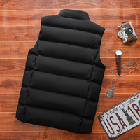 Gilet matelassé personnalisé pour homme en nylon sans manches, avec logo – Fabricant sur mesure