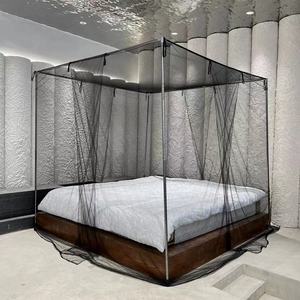 Dosel de cama de cuatro puertas, mosquitera, techo de habitación, gran espacio, antimosquitos, antiinsectos, decoración de habitación, mosquitera - Product Image 1