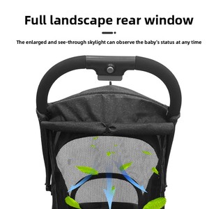 <span class=keywords><strong>Cochecito</strong></span> paraguas plegable portátil Goodbaby <span class=keywords><strong>GB</strong></span> con bolsillo con solapa para niños con un diseño de <span class=keywords><strong>cochecito</strong></span> pequeño con letras de amor - Product Image 2