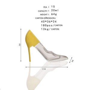 Bouteille en verre à talons hauts <span class=keywords><strong>de</strong></span> 20ml pour femmes bouteille <span class=keywords><strong>de</strong></span> <span class=keywords><strong>parfum</strong></span> givrée/transparente vaporisateur sac - Product Image 6