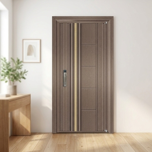 Porte d'entrée de sécurité antivol en aluminium robuste, multi-verrous, étanche, personnalisable pour villas et appartements extérieurs - Product Image 2