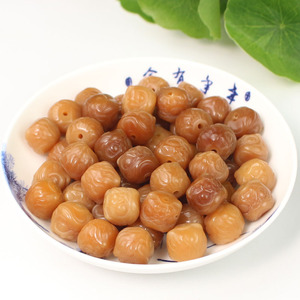 Lion Shaped Bodhi Root Carving Beads 12mm Buddhist <b>Spacer</b> Beads For Jewelry Making Unisex Religious Accessories - Product Image 2