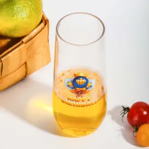 250ml330ml壊れないビールグラス万能PCアクリルプラスチックグラスカップポリカーボネートガラス製品プラスチックビールマグ